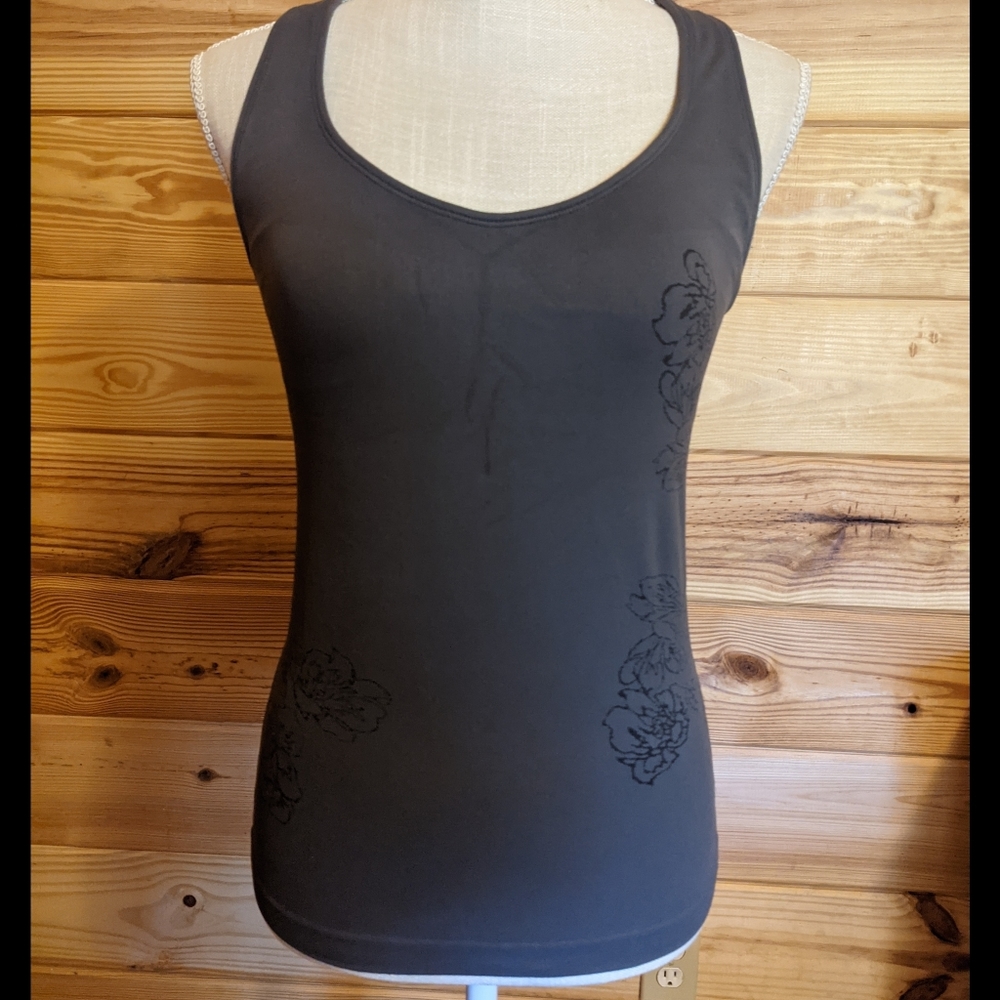 Athletic Essential Print Compression Racer Back Sm